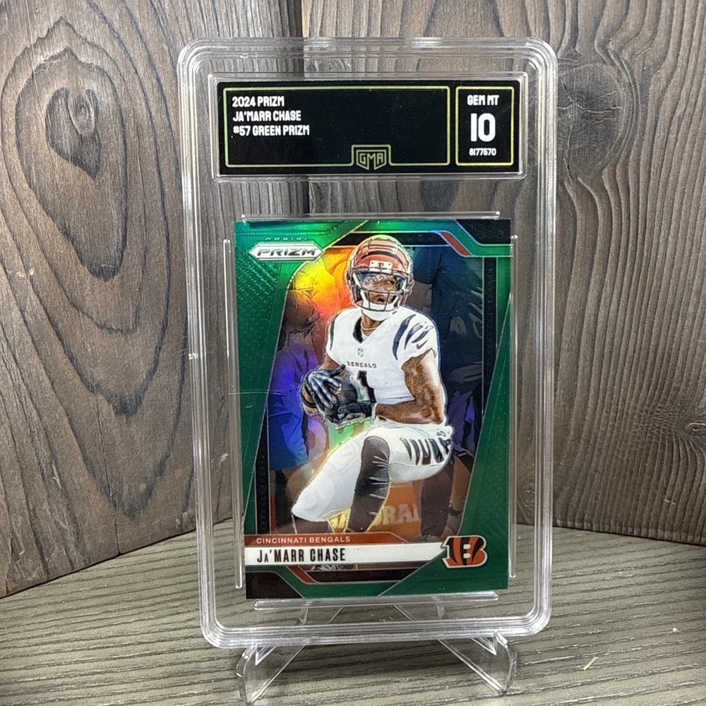 2024 Panini Prizm Ja'marr‎ Chase Green Prizm GMA 10 Bengals